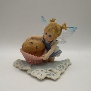 RARE My Little Kitchen Fairie "Blueberry Muffin Fairie" Enesco 2007 4008933